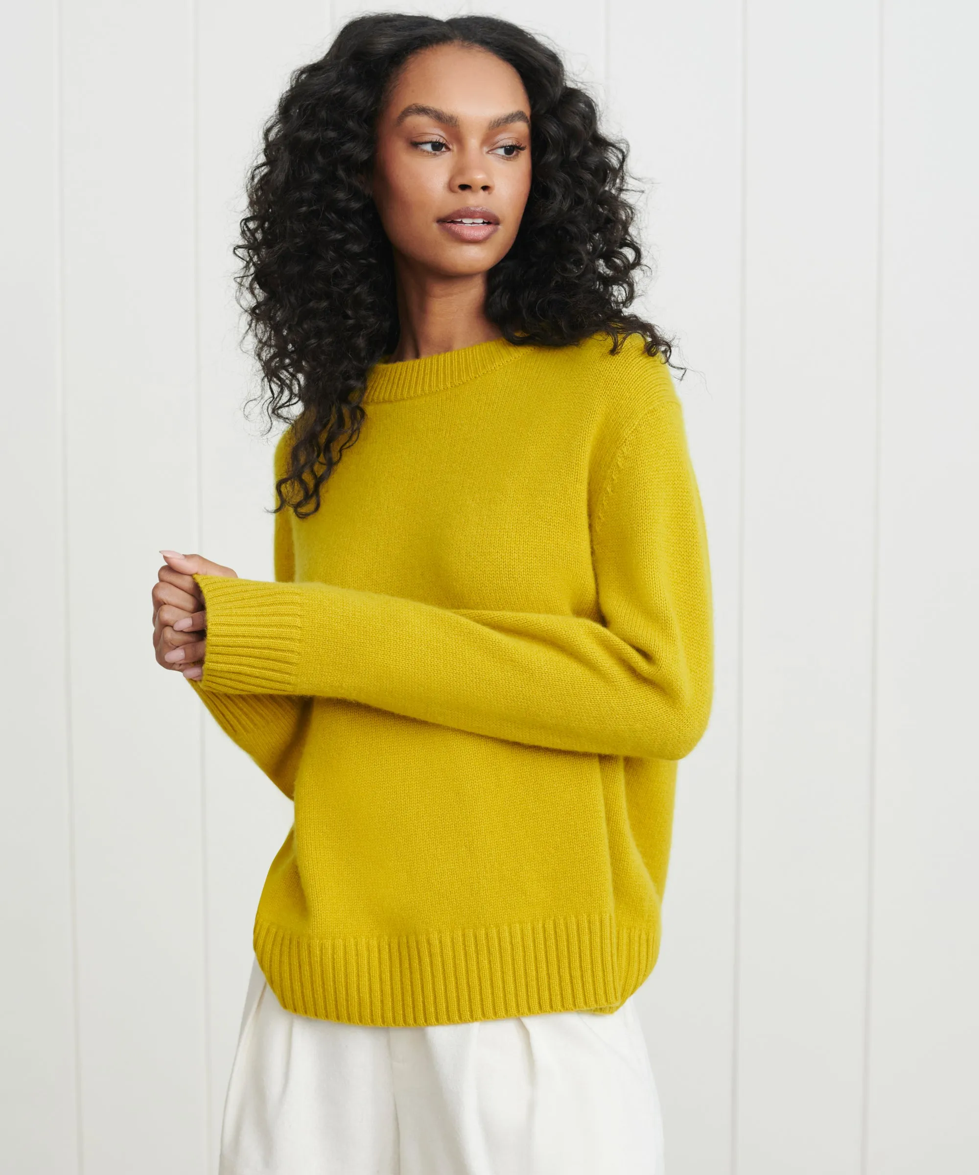 Cashmere Oversized Crewneck sold by Jenni Kayne product image thumbnail 2