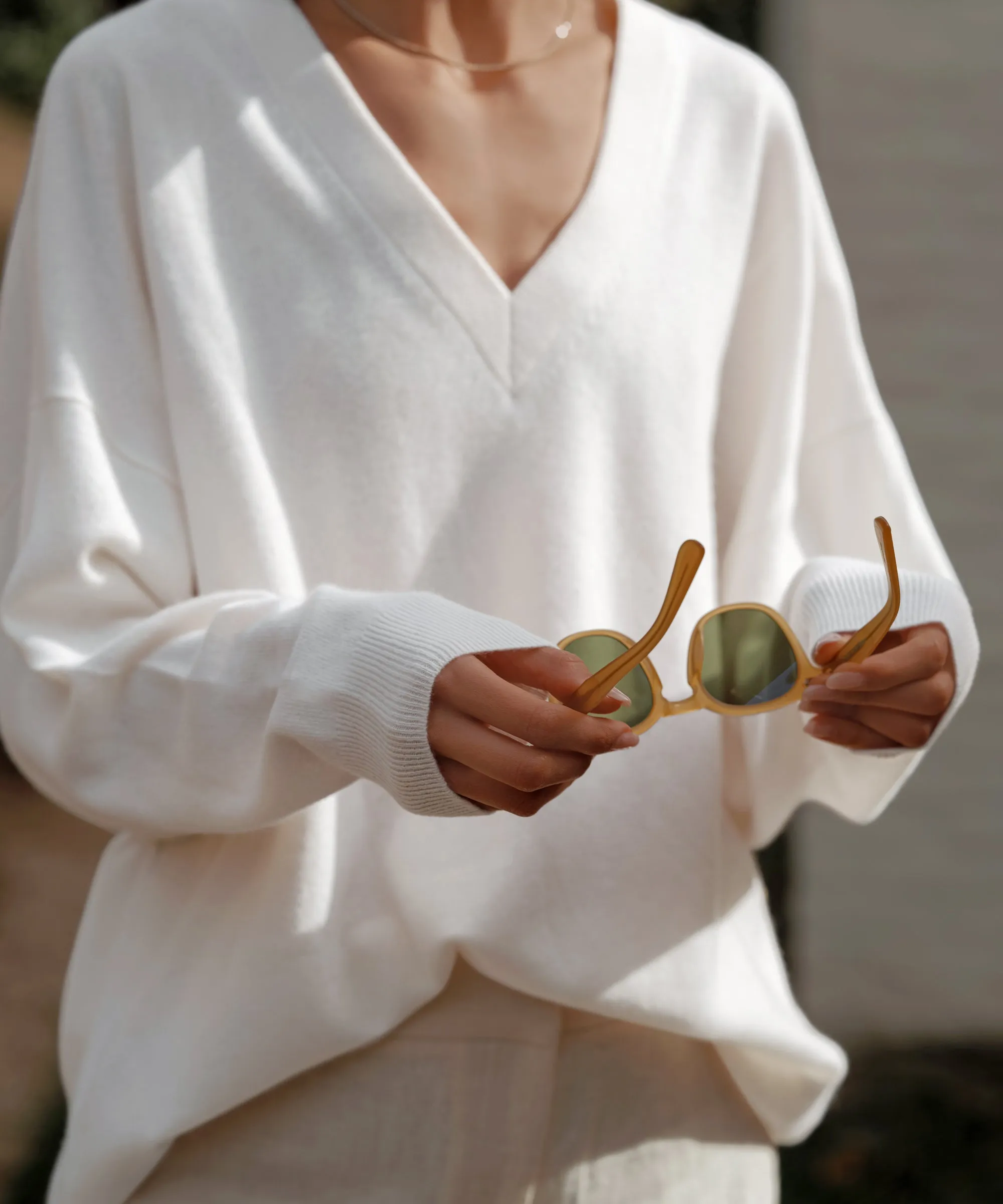 Charlie V-Neck Sweater sold by Jenni Kayne product image thumbnail 4