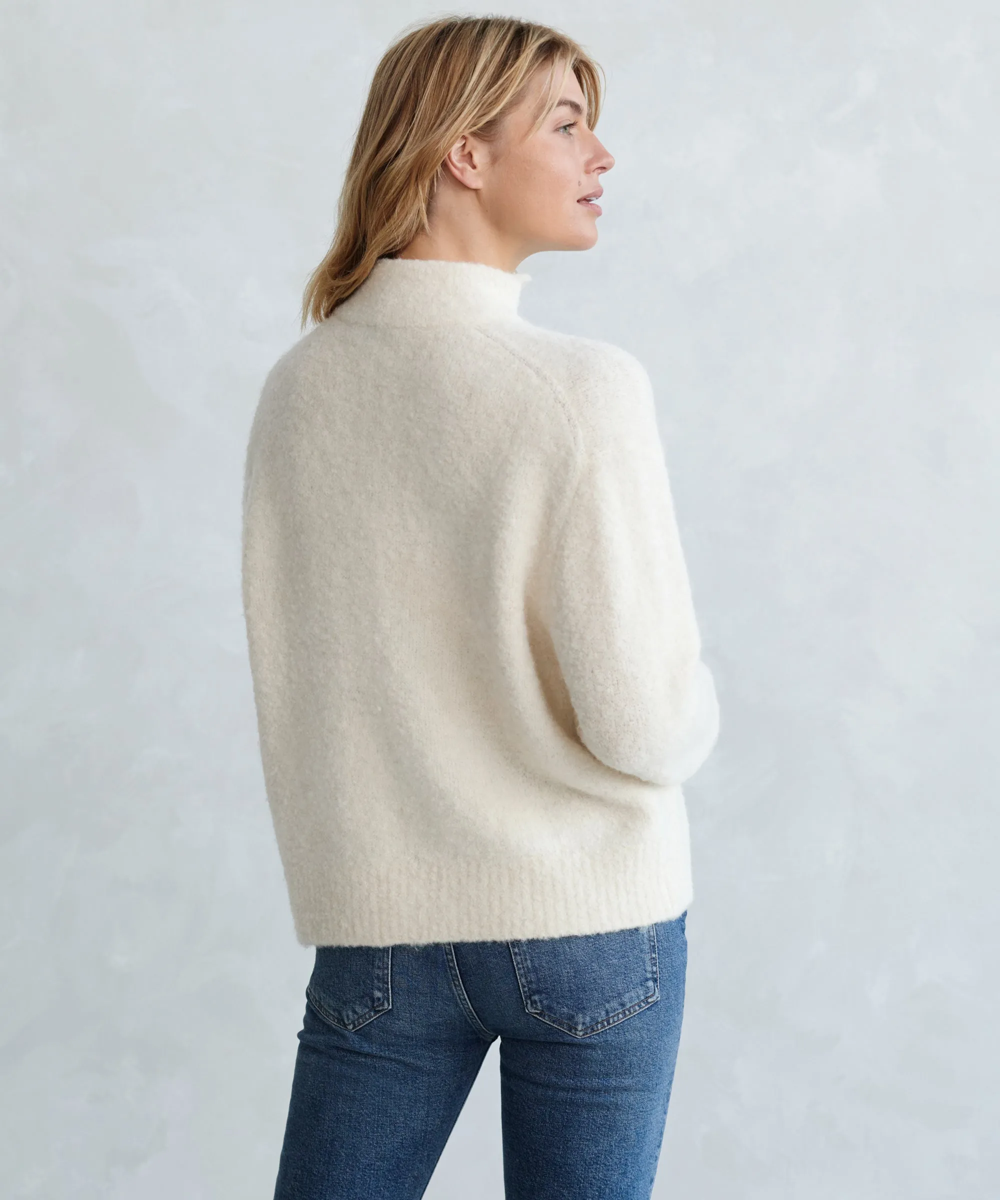 Boucle Button Pullover sold by Jenni Kayne product image thumbnail 4