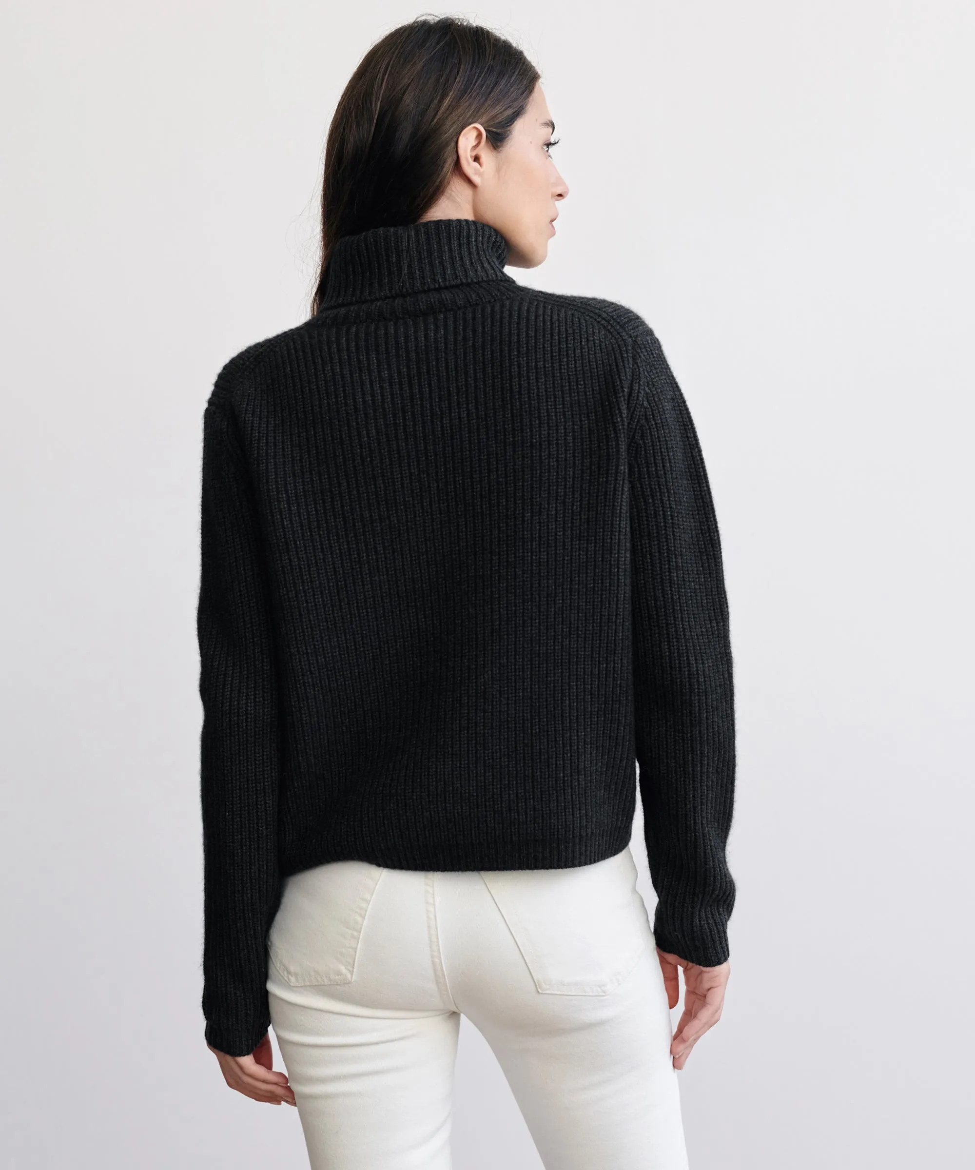 Cropped Turtleneck sold by Jenni Kayne product image thumbnail 4