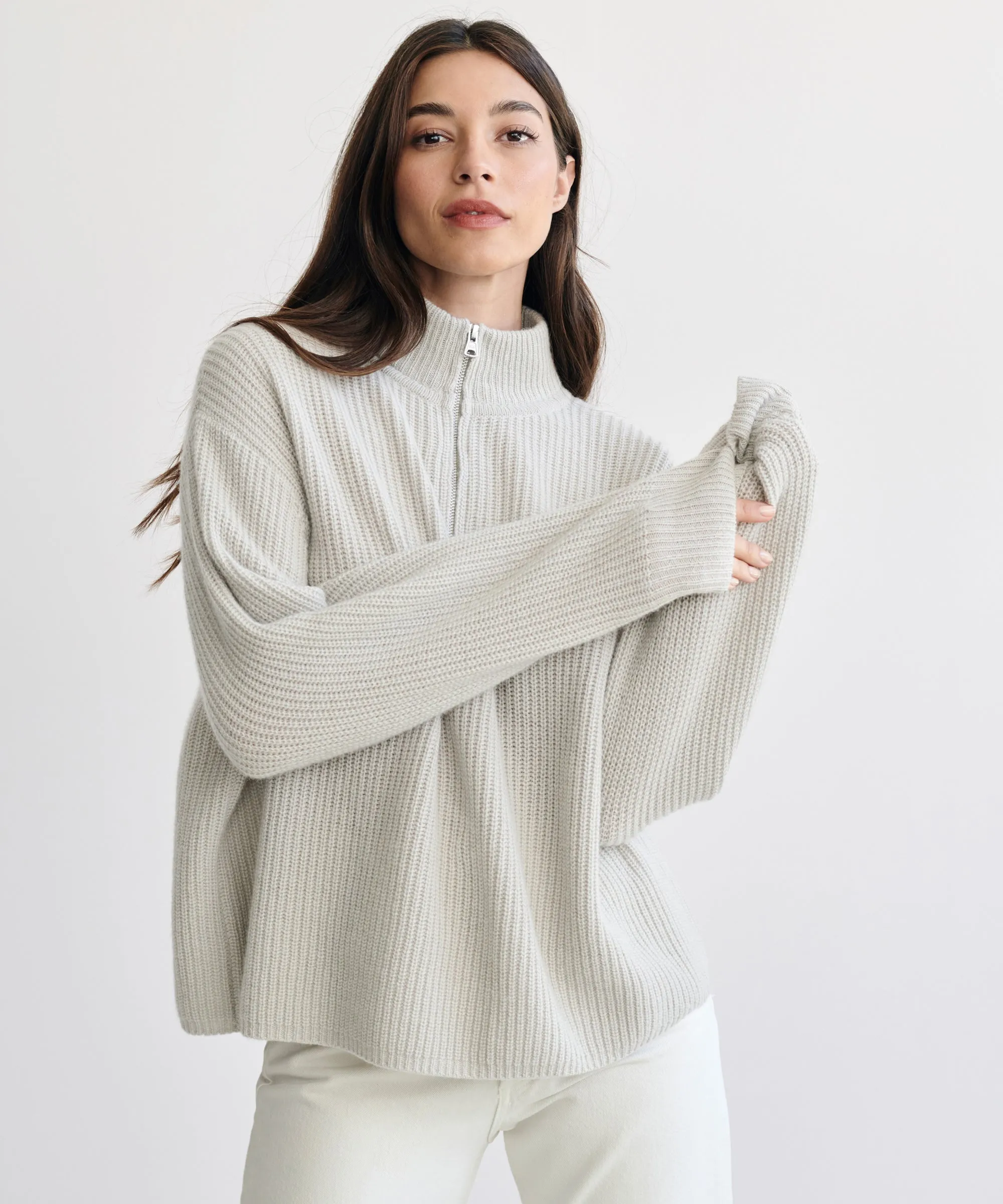 Cashmere Half Zip sold by Jenni Kayne product image thumbnail 2
