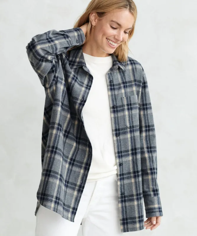 Flannel Boyfriend Shirt made by Jenni Kayne