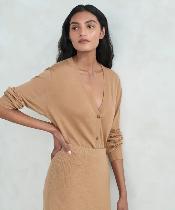 Featherweight Cardigan sold by Jenni Kayne