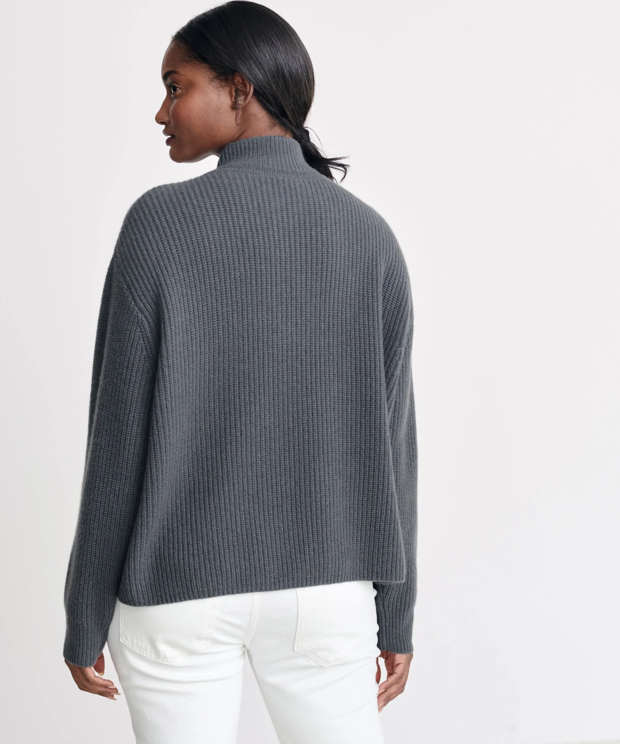 Cashmere Half Zip sold by Jenni Kayne product image thumbnail 4