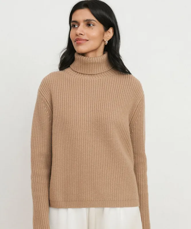 Cropped Turtleneck made by Jenni Kayne