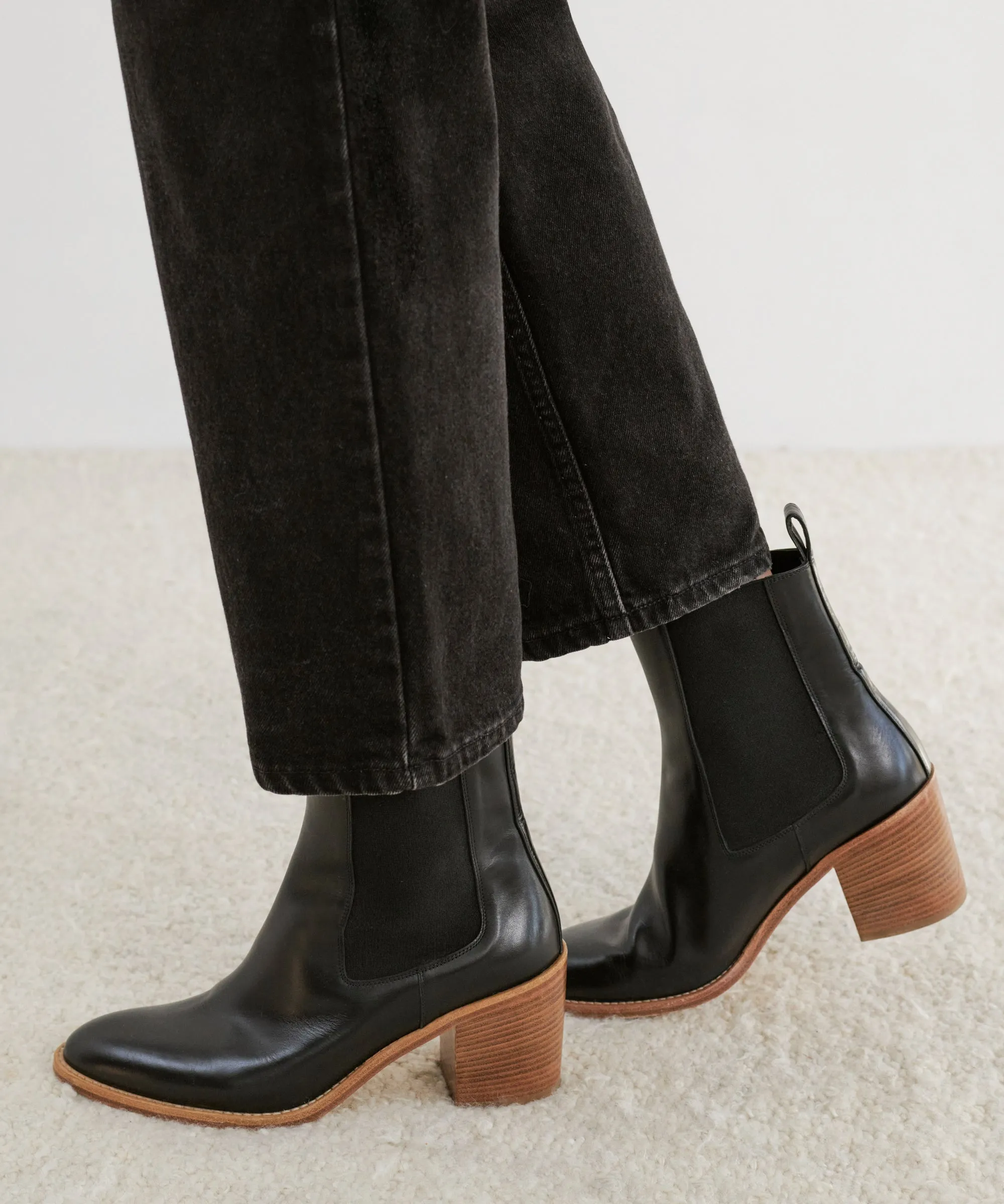Leather Frankie Chelsea Boot sold by Jenni Kayne product image thumbnail 3