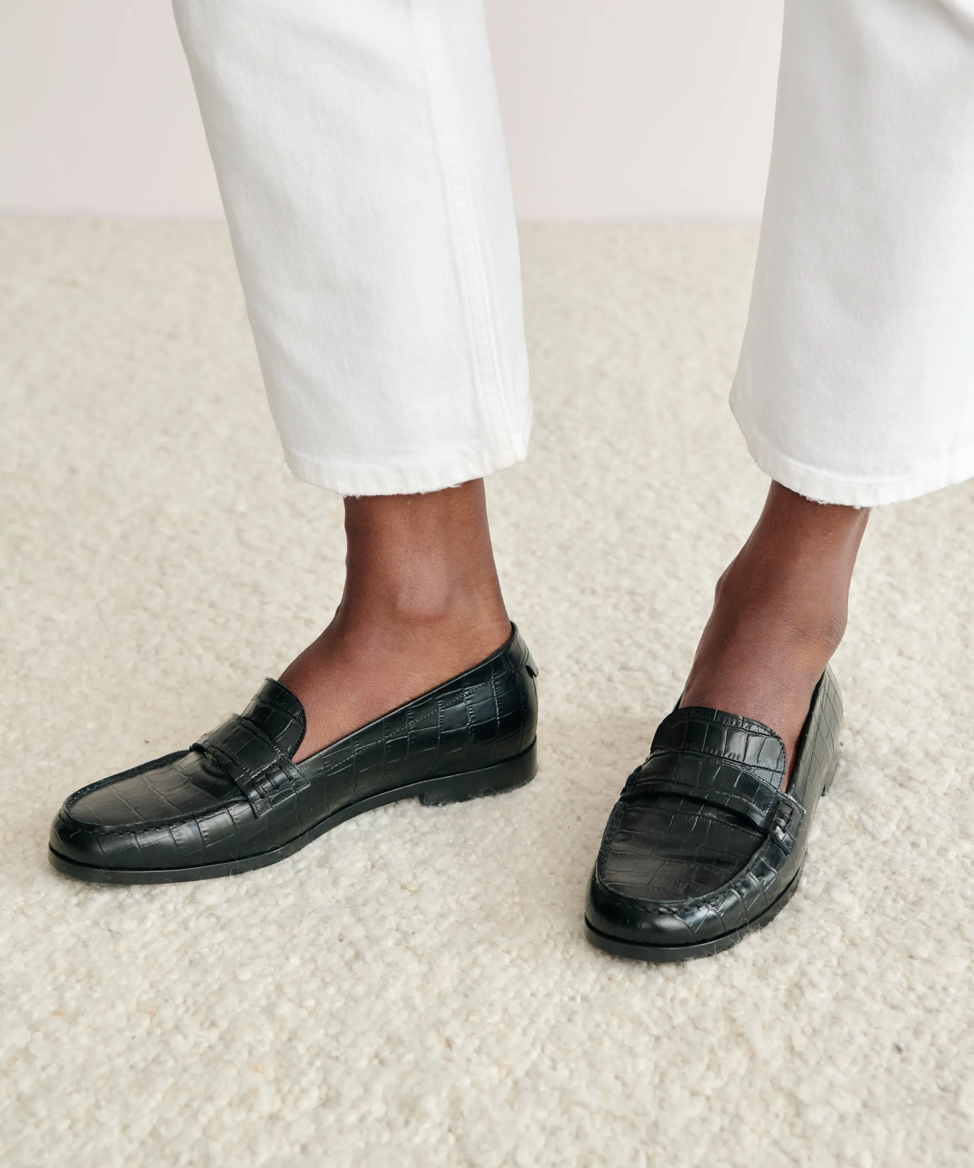 Croc Embossed Loafer sold by Jenni Kayne product image thumbnail 4