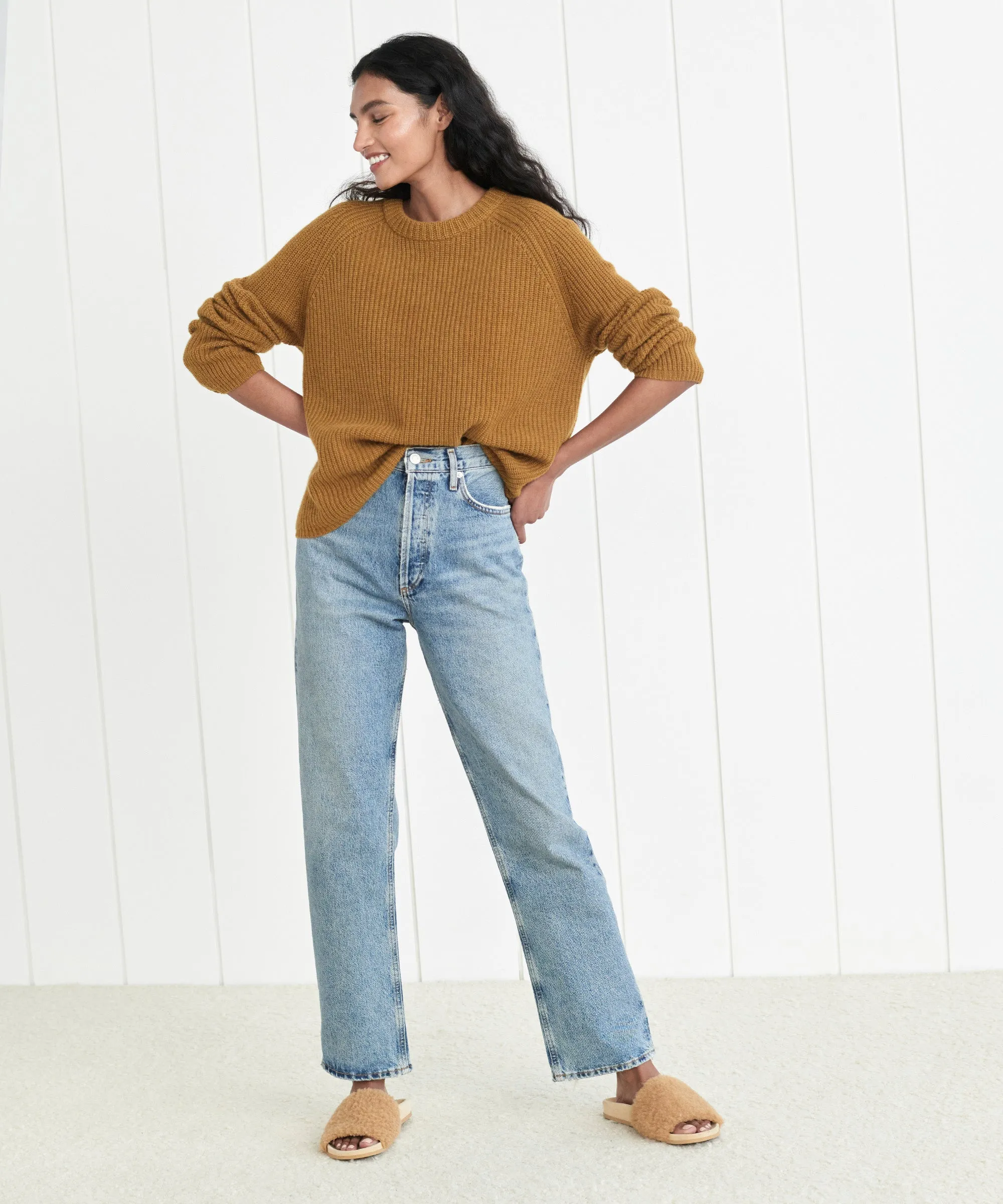 Cashmere Fisherman Sweater sold by Jenni Kayne product image thumbnail 3