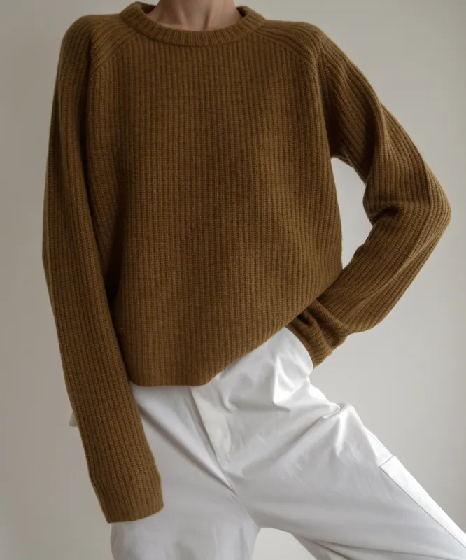Cashmere Fisherman Sweater sold by Jenni Kayne