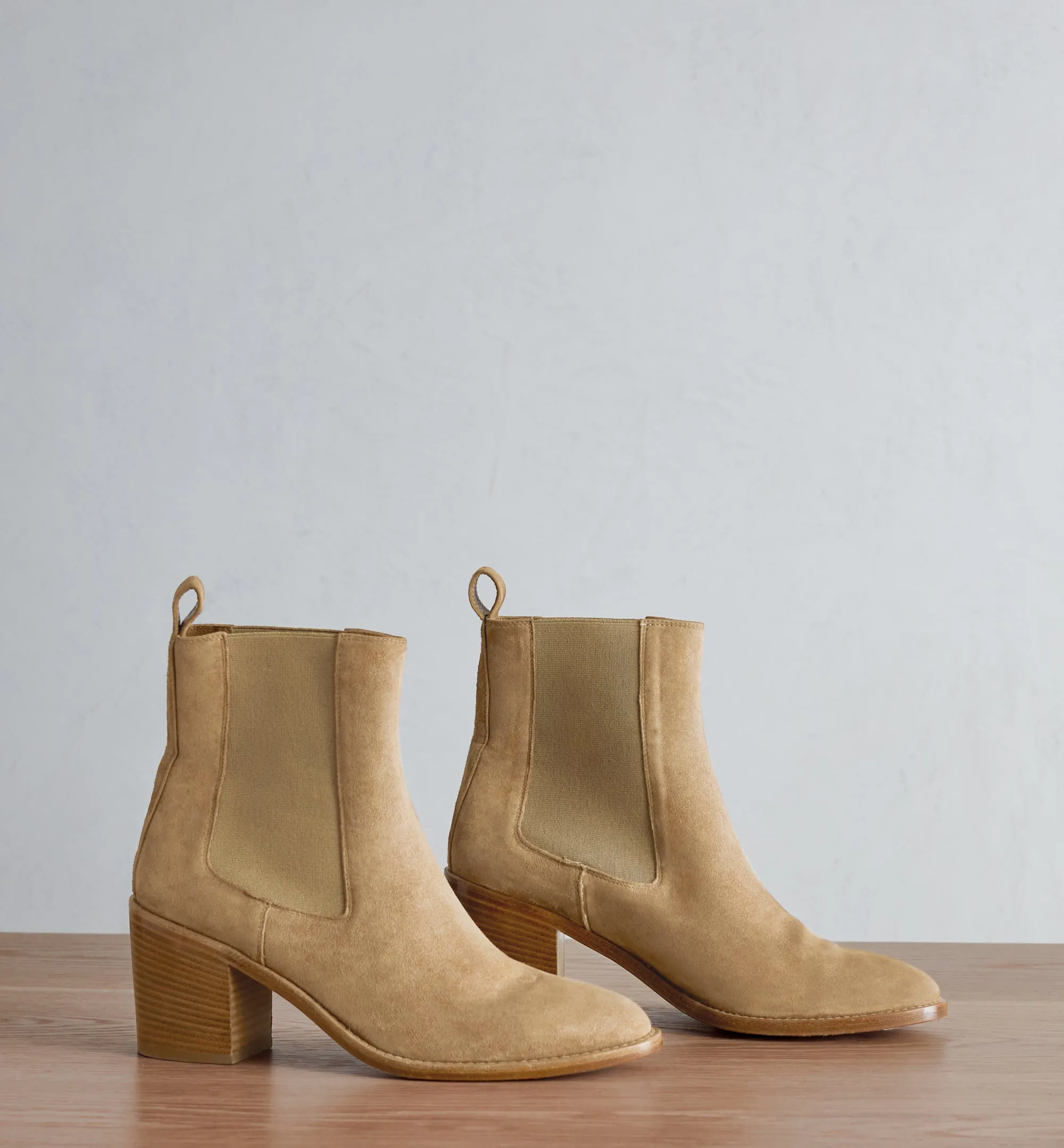 Suede Frankie Chelsea Boot sold by Jenni Kayne