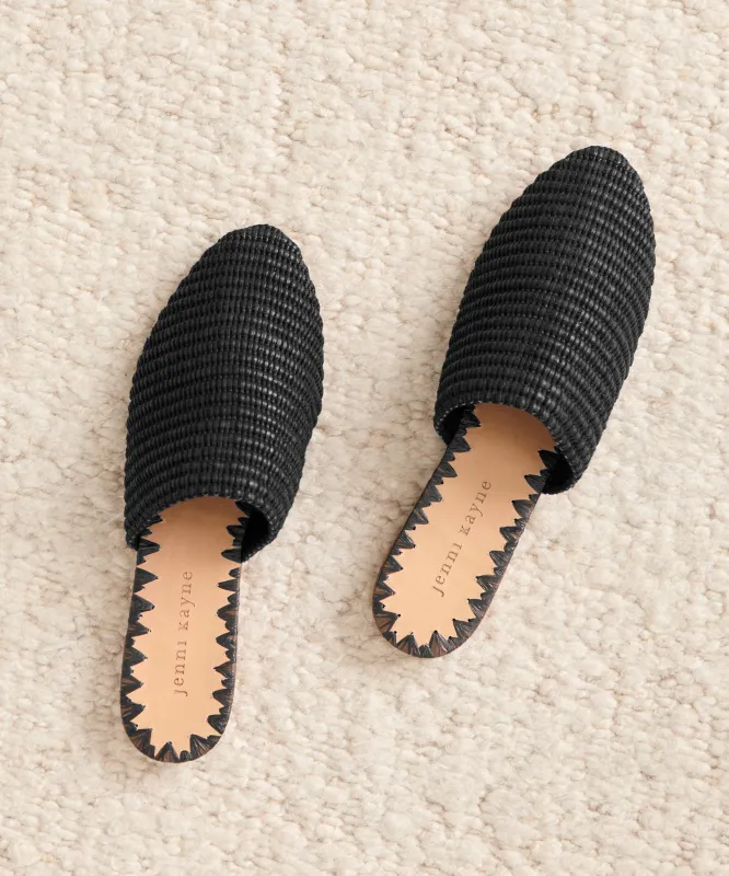 Raffia Mule made by Jenni Kayne