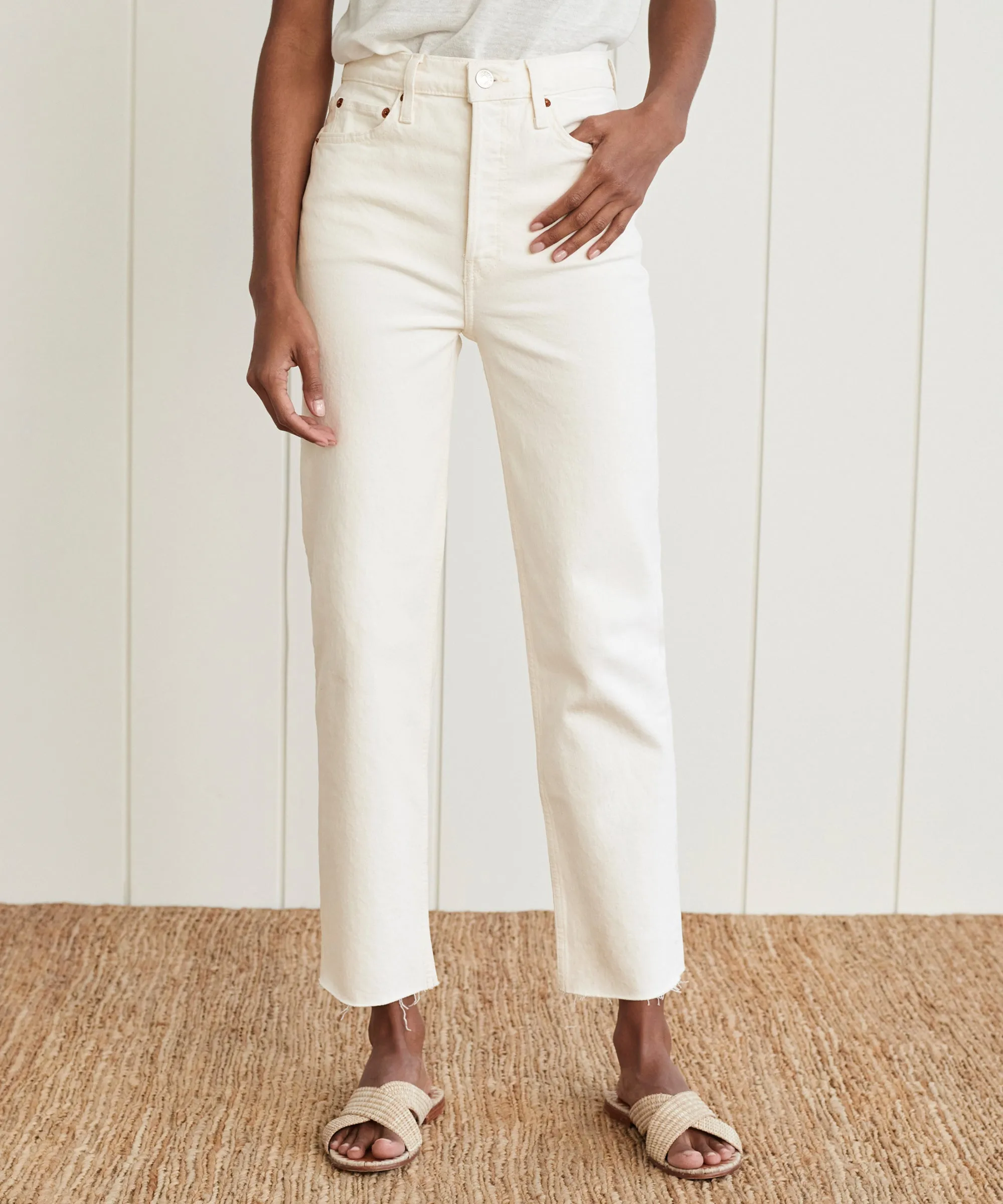 High Rise Stove Pipe Jean sold by Jenni Kayne product image thumbnail 2