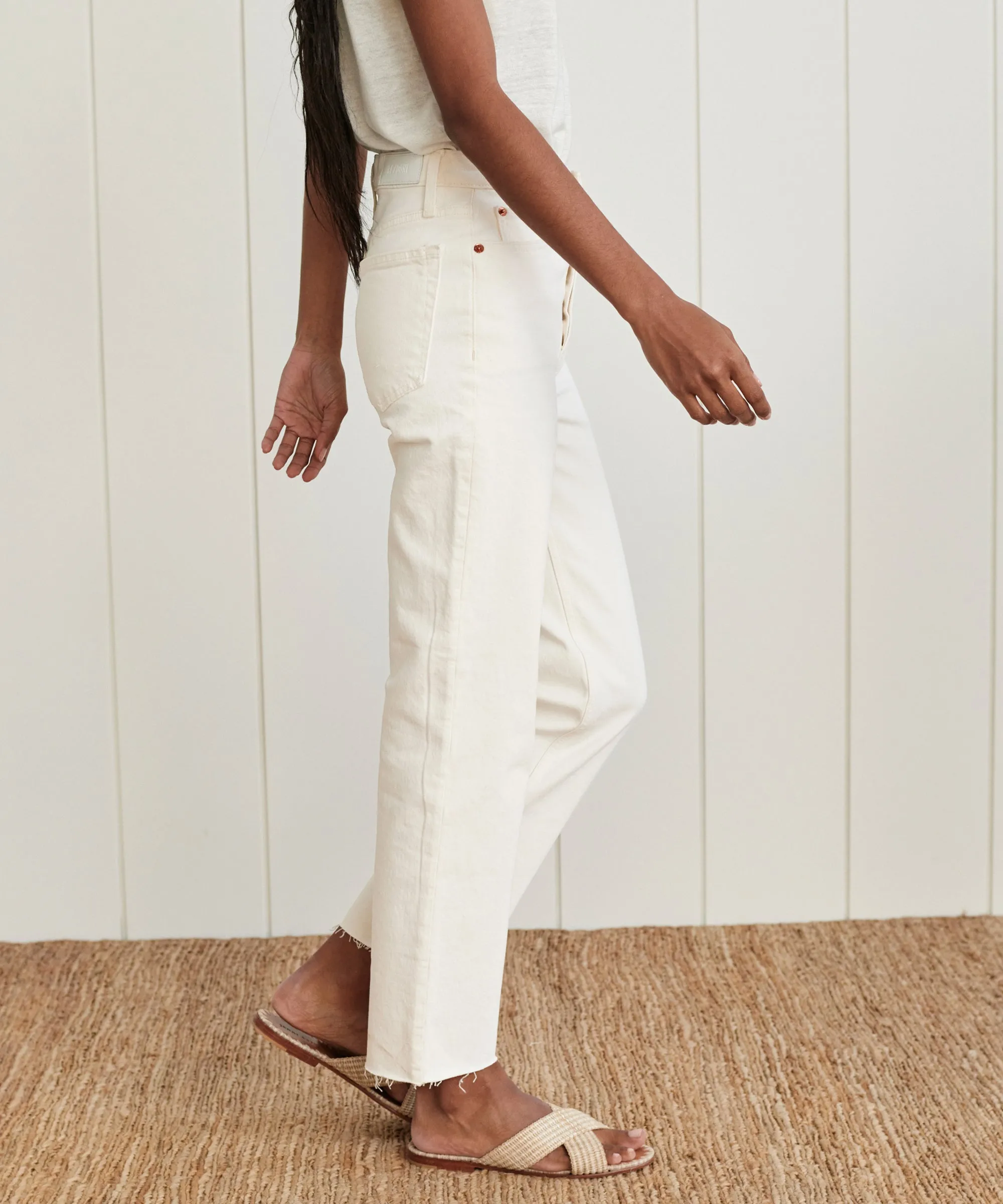 High Rise Stove Pipe Jean sold by Jenni Kayne product image thumbnail 3