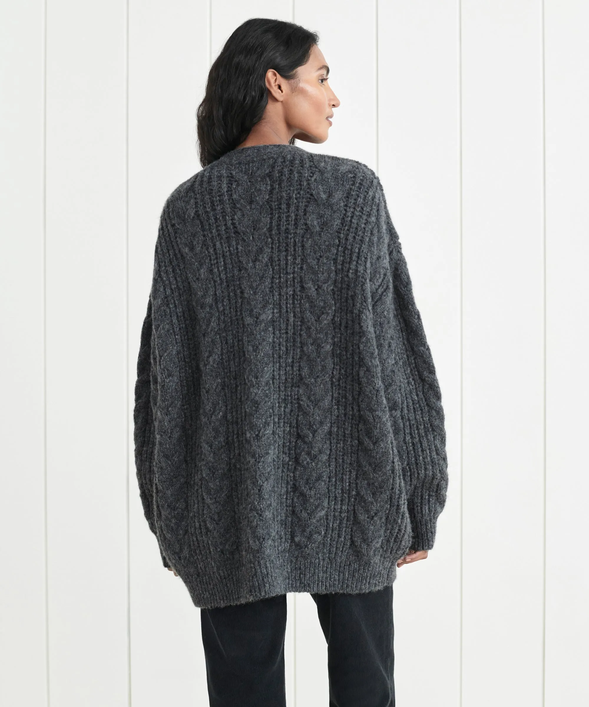 Cable Cocoon Cardigan sold by Jenni Kayne product image thumbnail 4