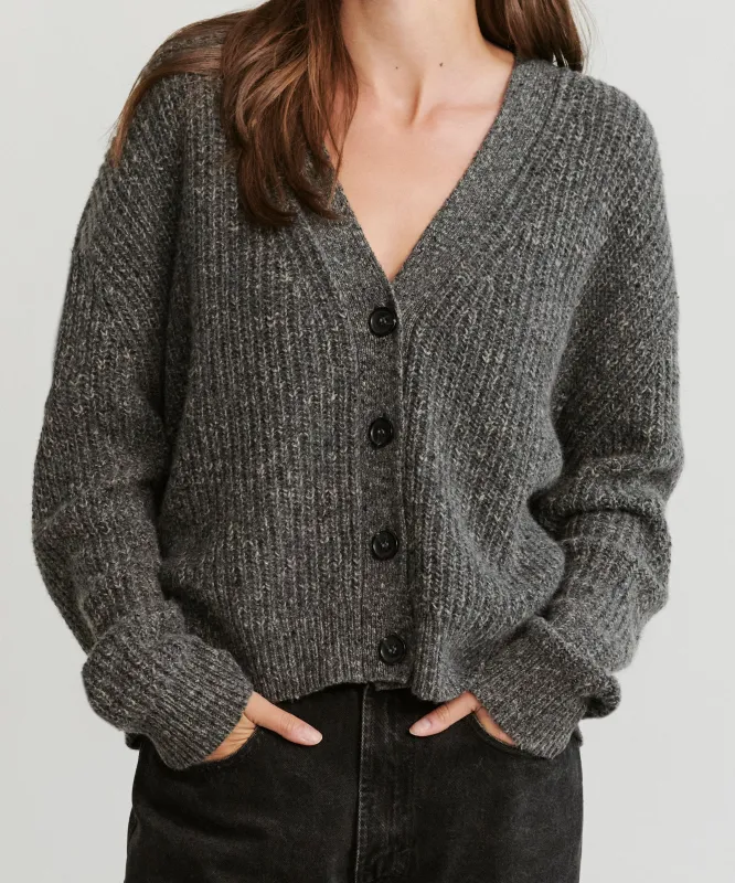 Cropped Cashmere Cocoon Cardigan sold by Jenni Kayne