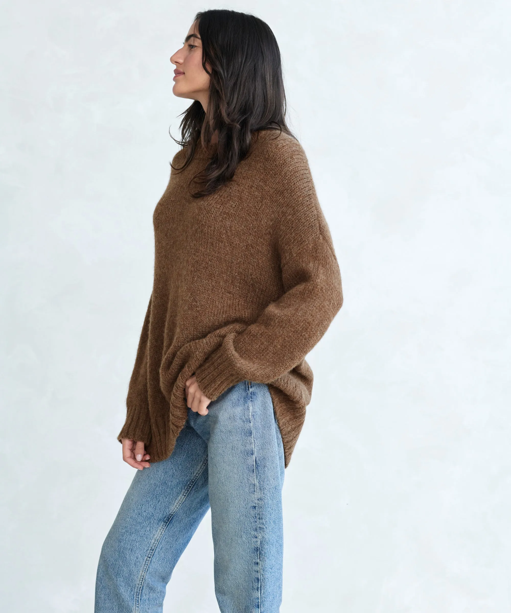 Alpaca Cocoon Crewneck sold by Jenni Kayne product image thumbnail 3