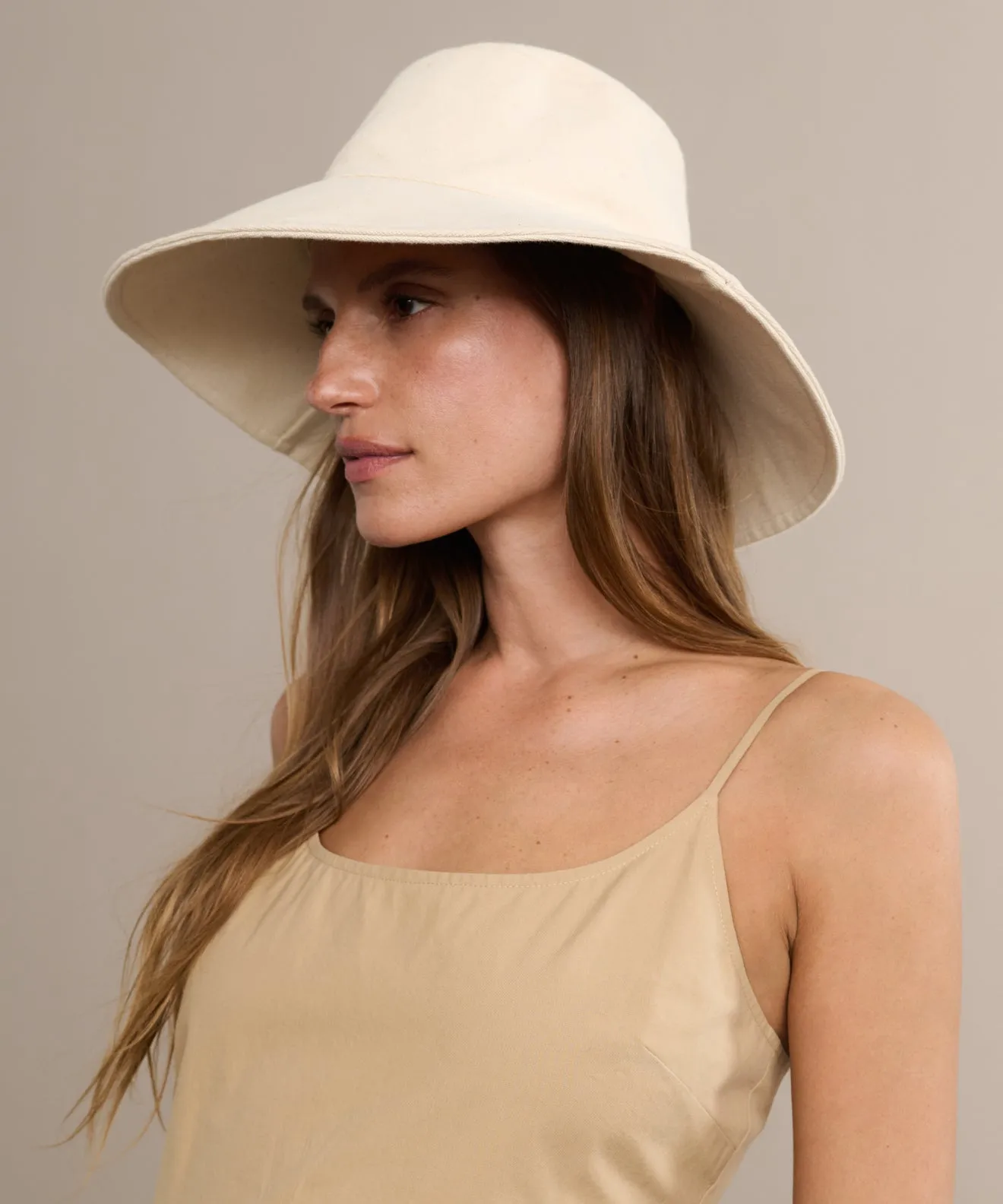 Cotton Canvas Sun Hat sold by Jenni Kayne product image thumbnail 3