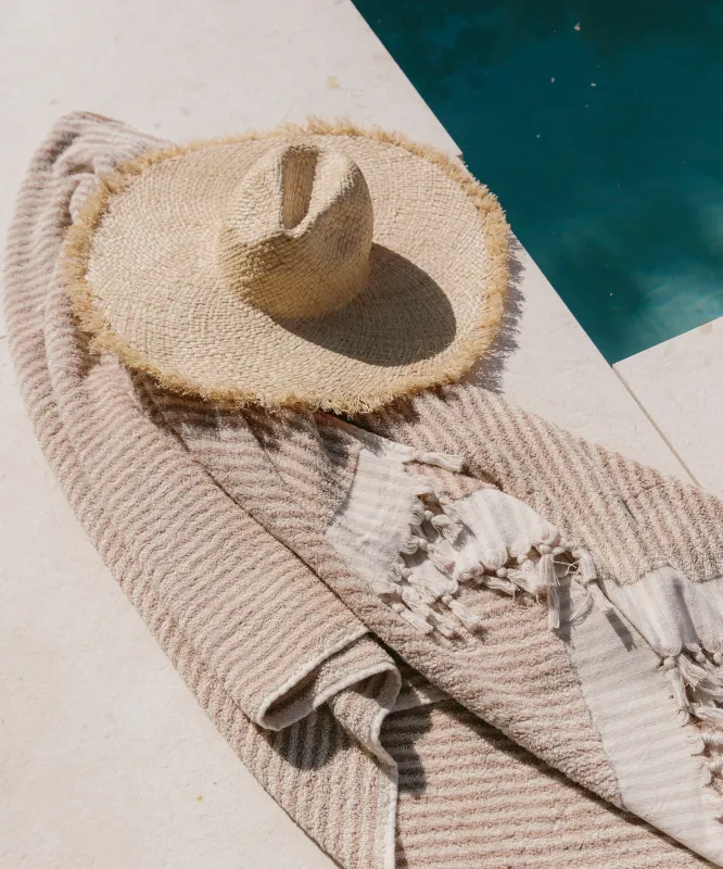 Fringed Raffia Hat sold by Jenni Kayne