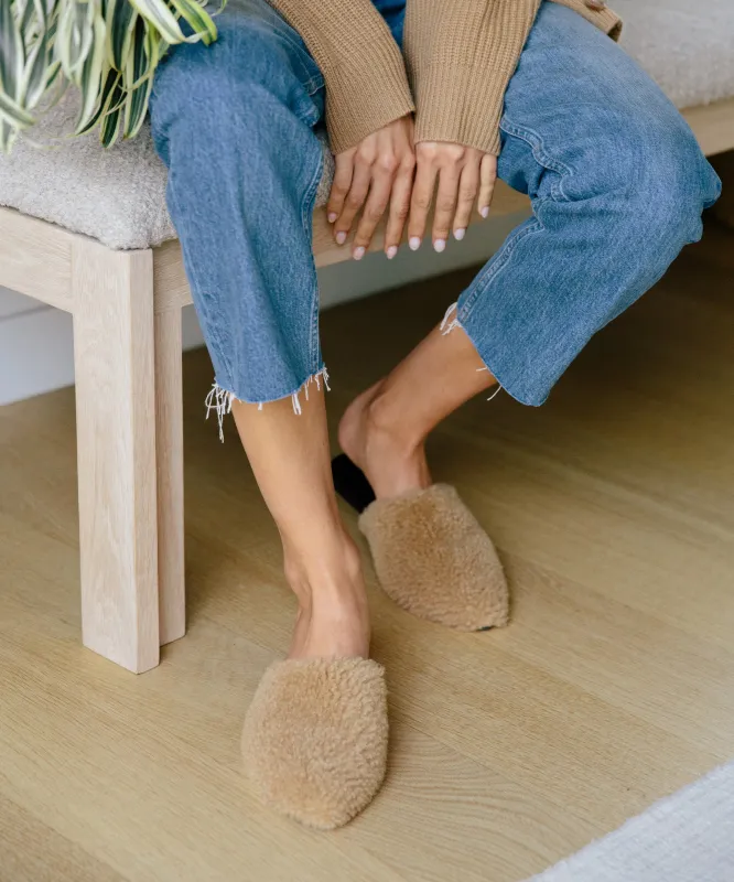 Shearling Mule made by Jenni Kayne