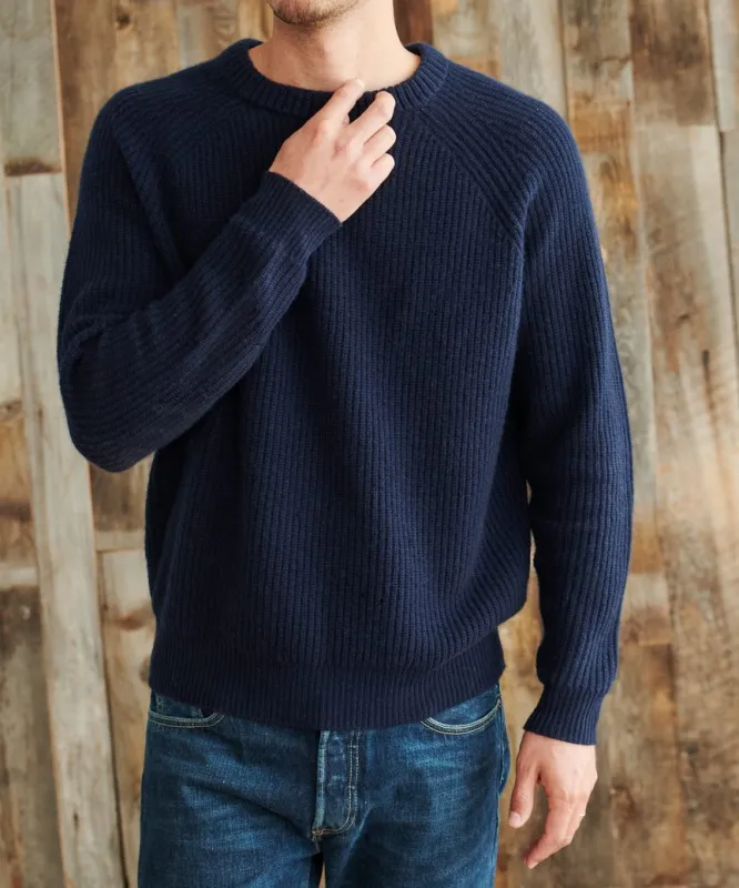 Men's Cashmere Fisherman Sweater sold by Jenni Kayne