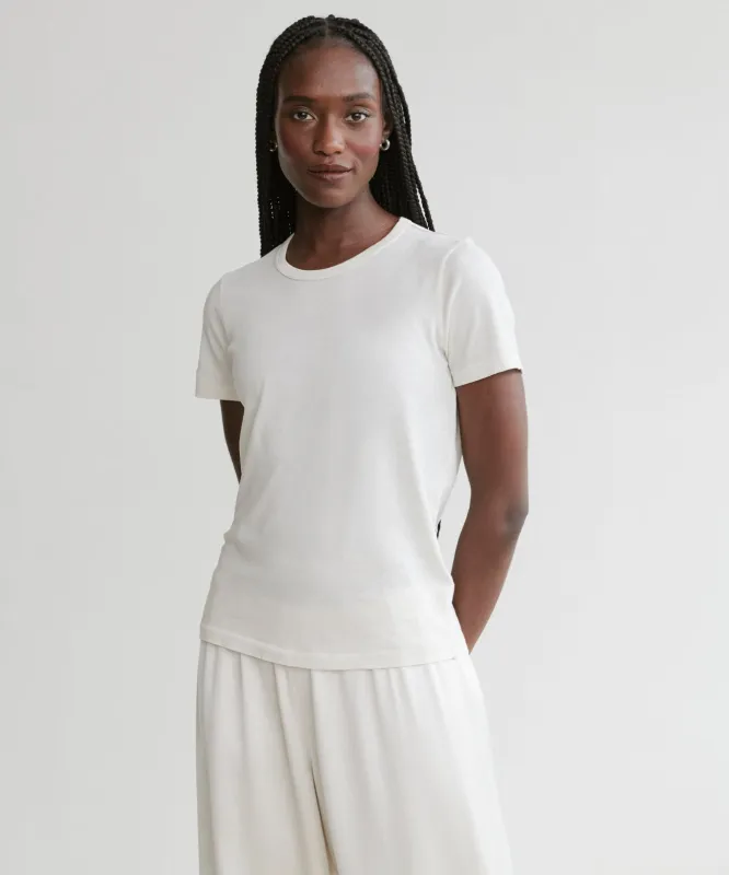 Cotton Slim Tee sold by Jenni Kayne