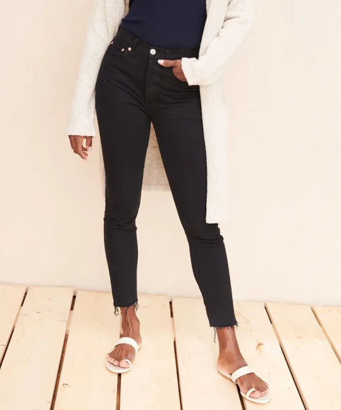 High Rise Ankle Crop Jeans sold by Jenni Kayne