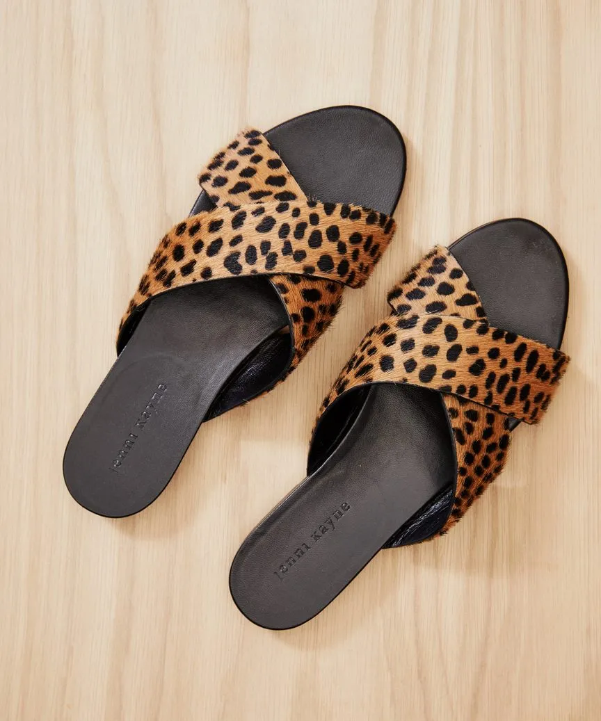 Pony Hair Crossover Sandal sold by Jenni Kayne product image thumbnail 2