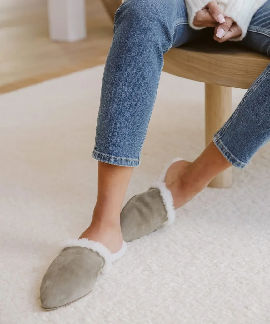 Shearling-Lined Mule sold by Jenni Kayne