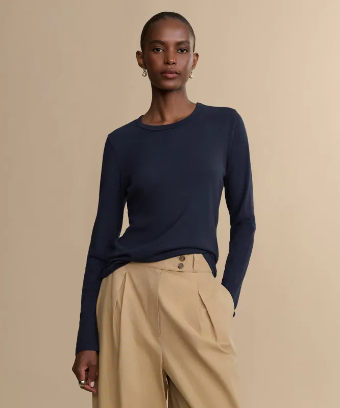 Long-Sleeve Slim Tee made by Jenni Kayne