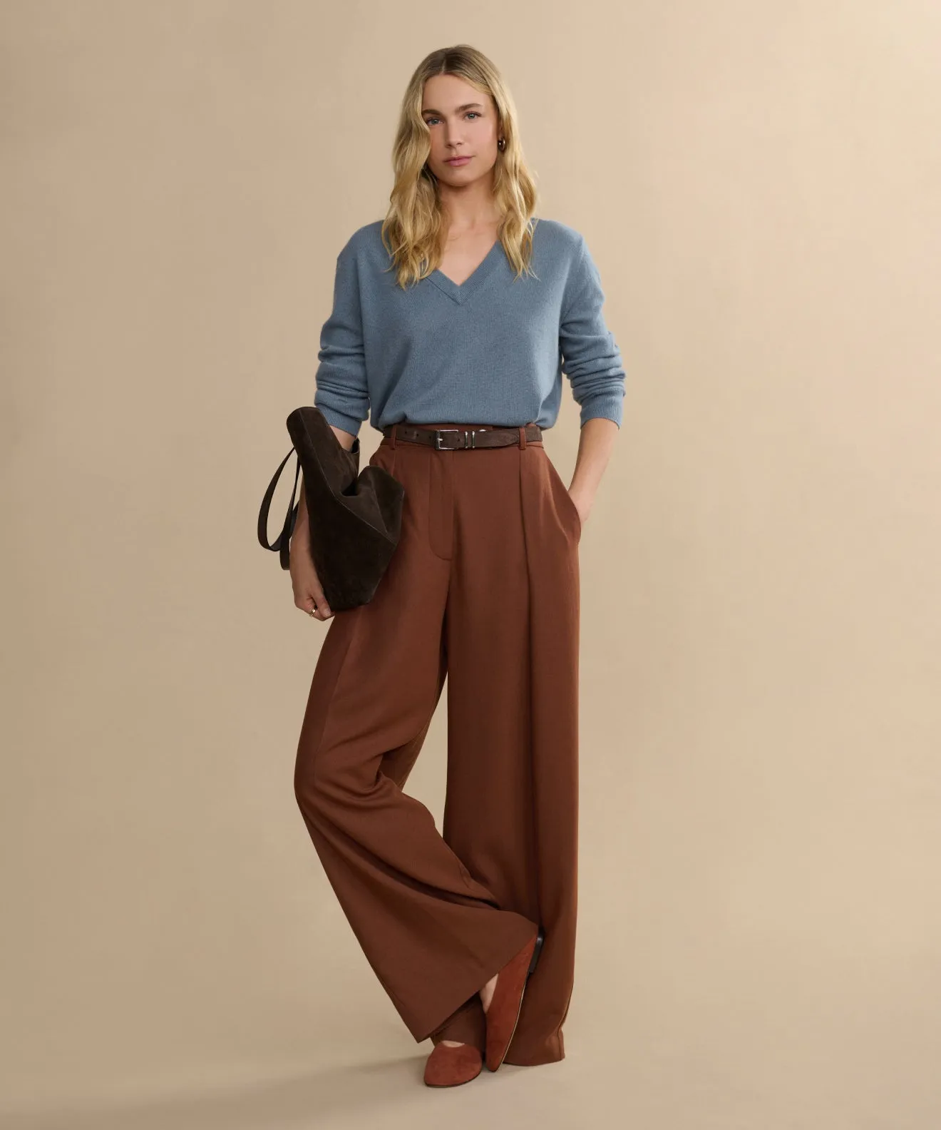 Flynn Cashmere Sweater sold by Jenni Kayne