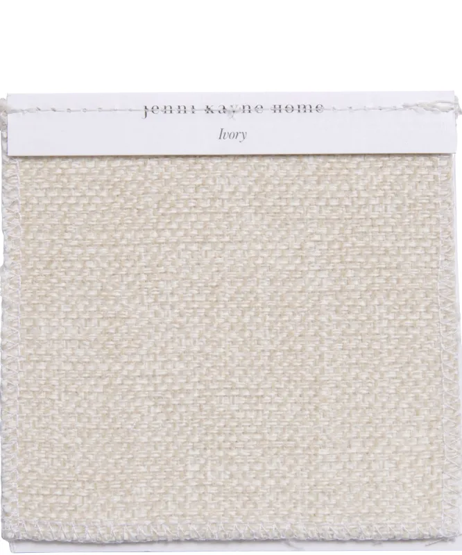 Fabric Swatch Performance Ivory made by Jenni Kayne