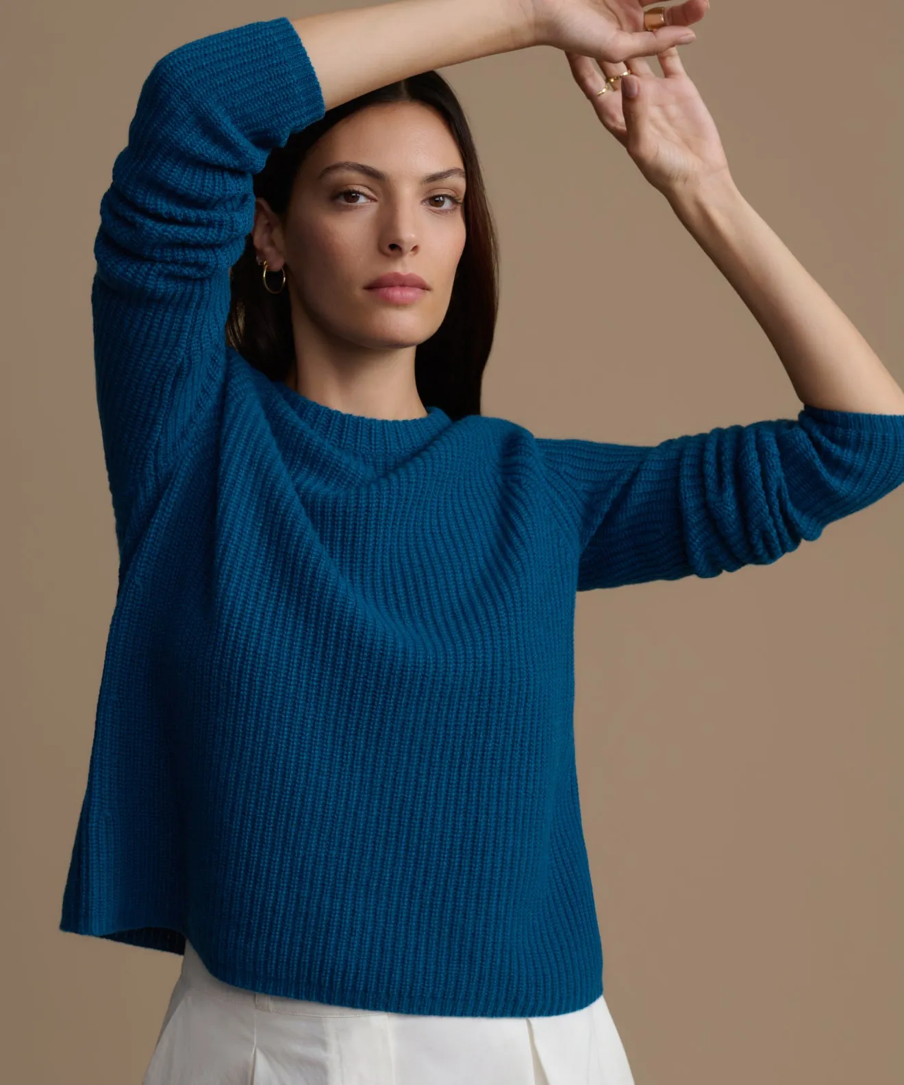 Cashmere Fisherman Sweater sold by Jenni Kayne product image thumbnail 2