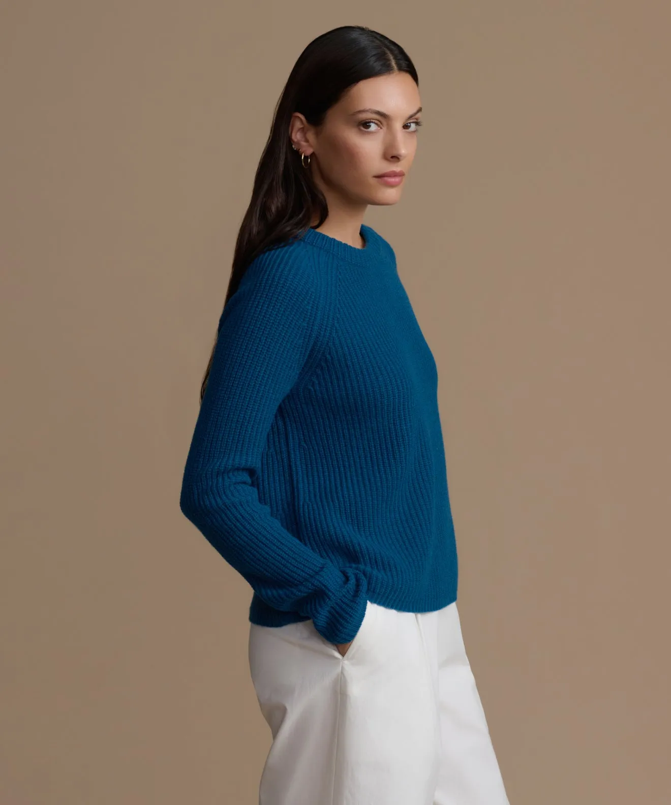 Cashmere Fisherman Sweater sold by Jenni Kayne product image thumbnail 4
