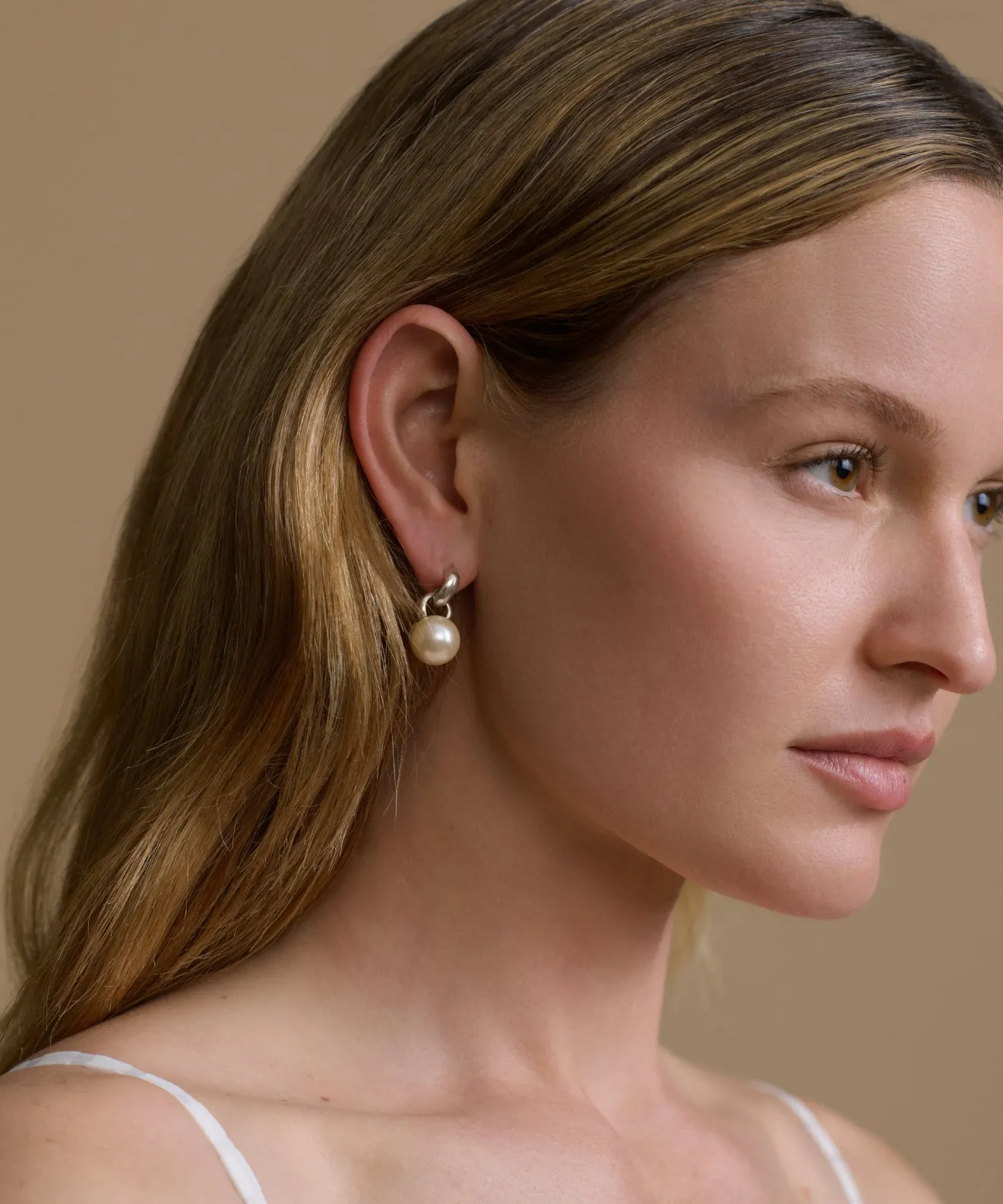 Everyday Pearl Earrings sold by Jenni Kayne product image thumbnail 3