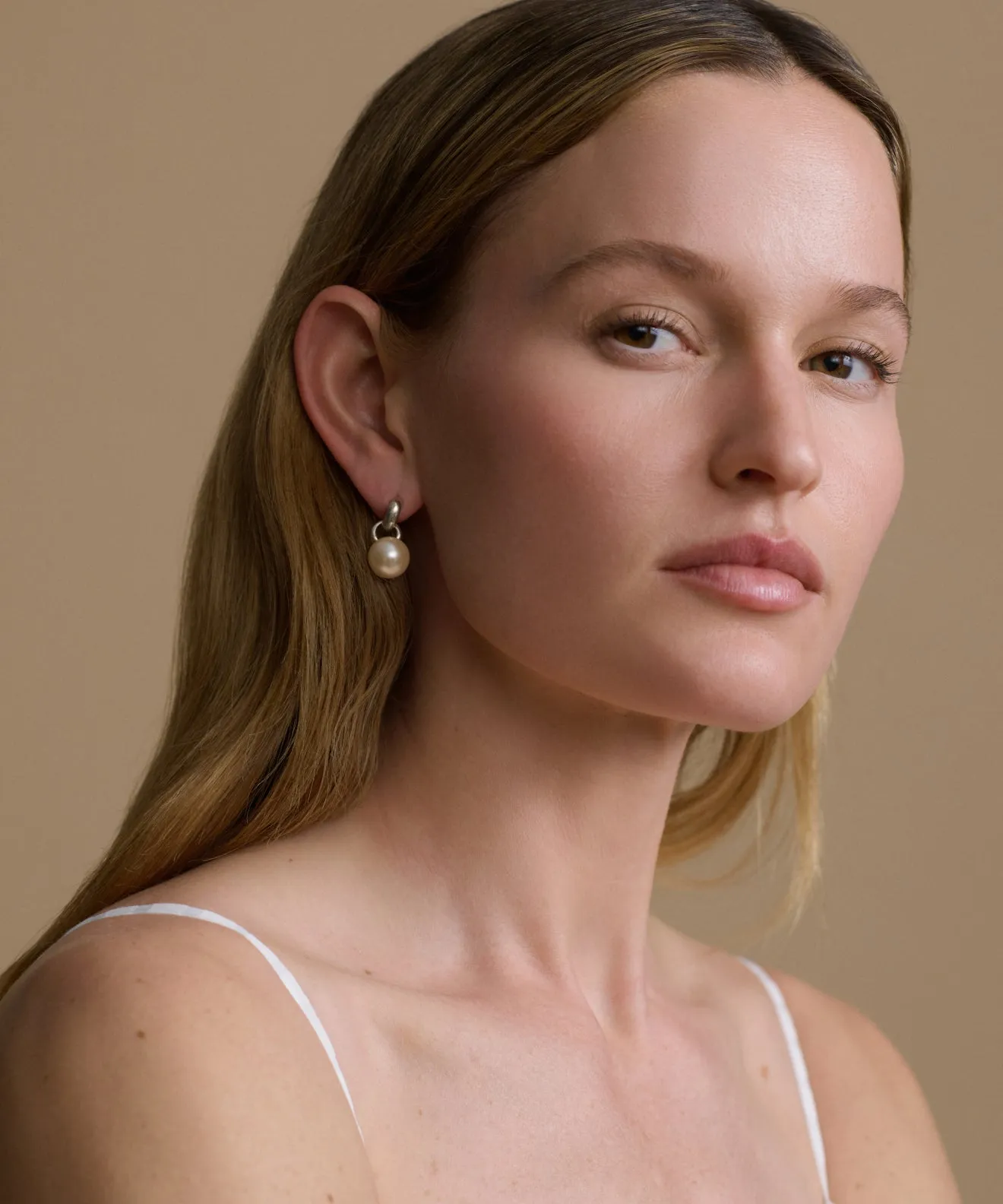 Everyday Pearl Earrings sold by Jenni Kayne product image thumbnail 2