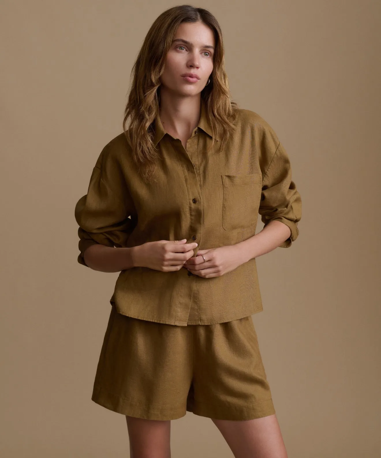 Linen Ease Shirt sold by Jenni Kayne product image thumbnail 4