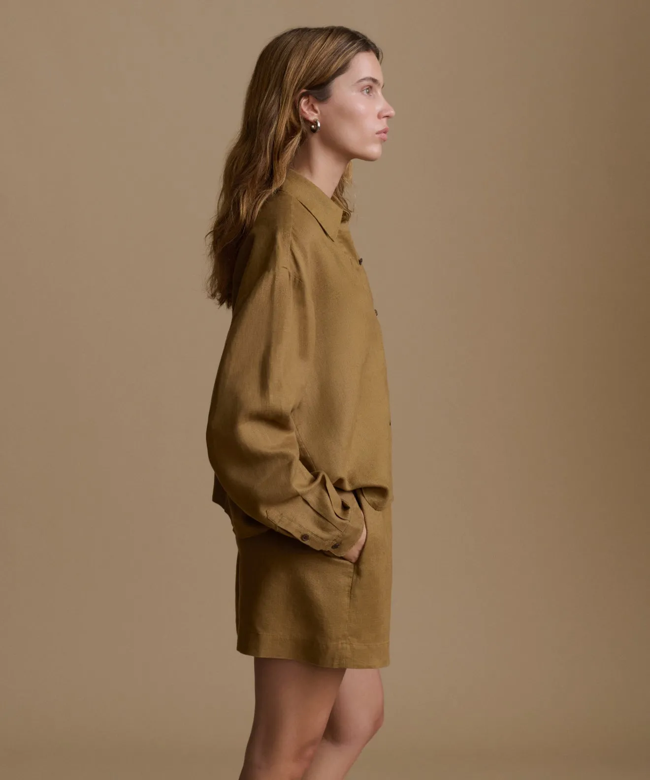 Linen Ease Shirt sold by Jenni Kayne product image thumbnail 5