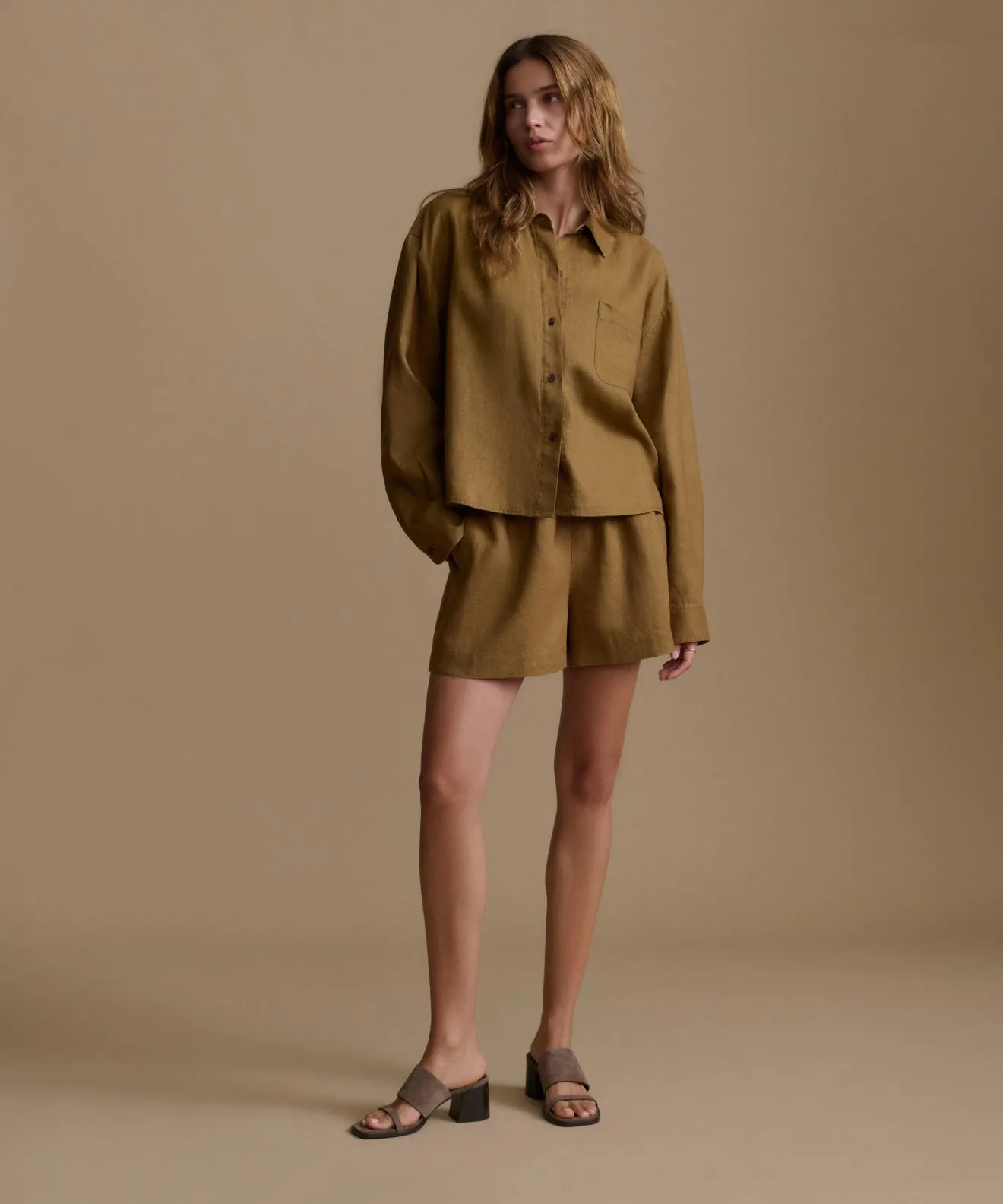 Linen Ease Shirt sold by Jenni Kayne product image thumbnail 2