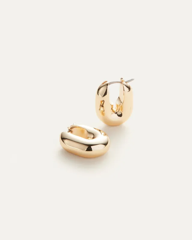 Puffy U-Link Earrings sold by JENNY BIRD
