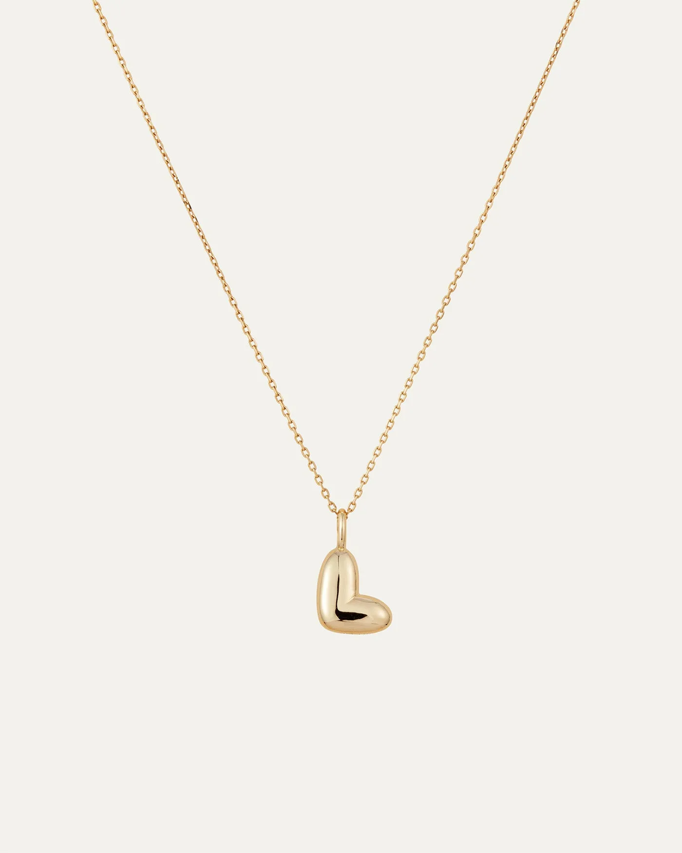 14K Gold Bubble Letter Necklace - L sold by JENNY BIRD