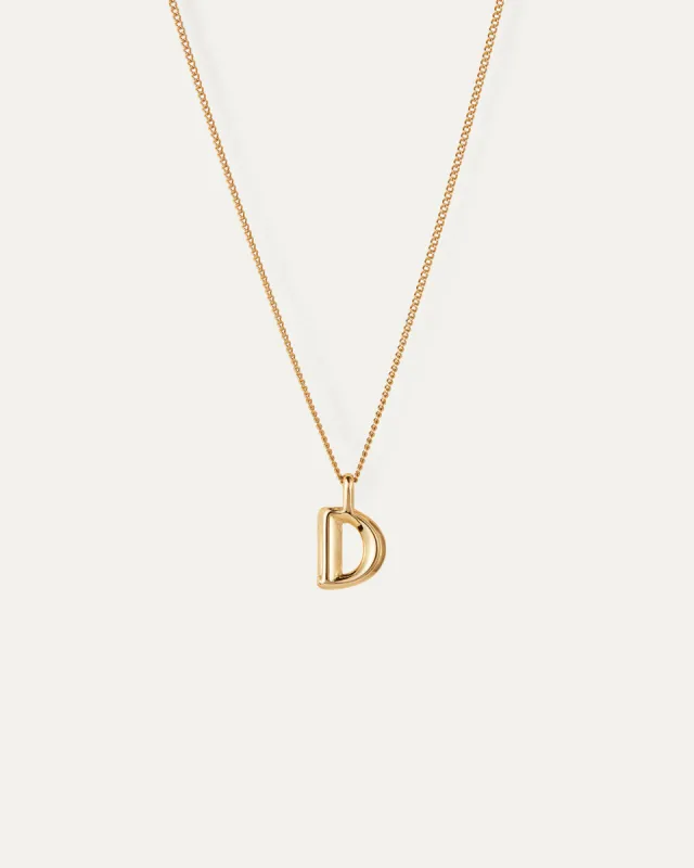 Monogram Necklace - D sold by JENNY BIRD