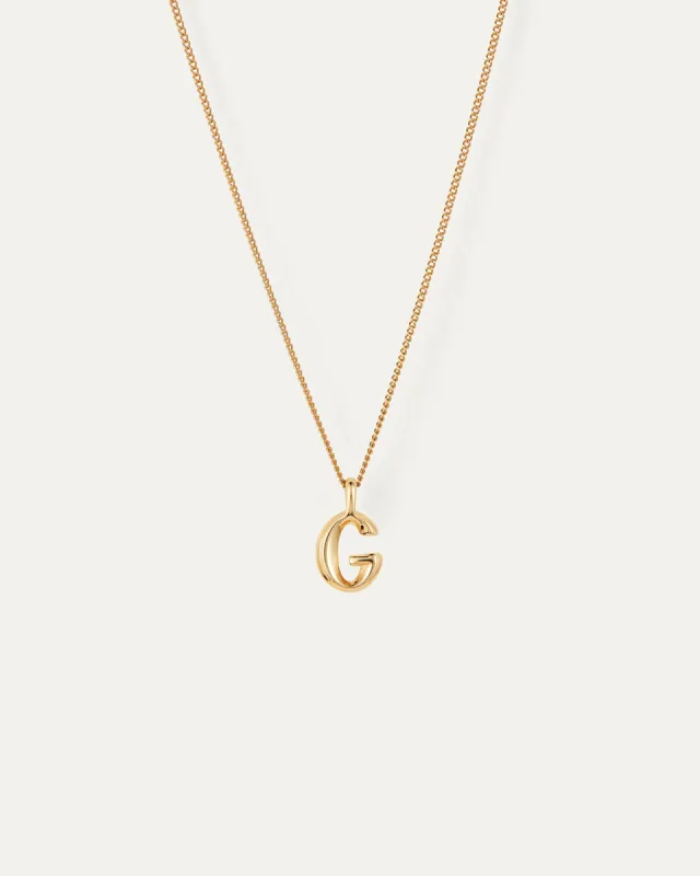 Monogram Necklace - G sold by JENNY BIRD