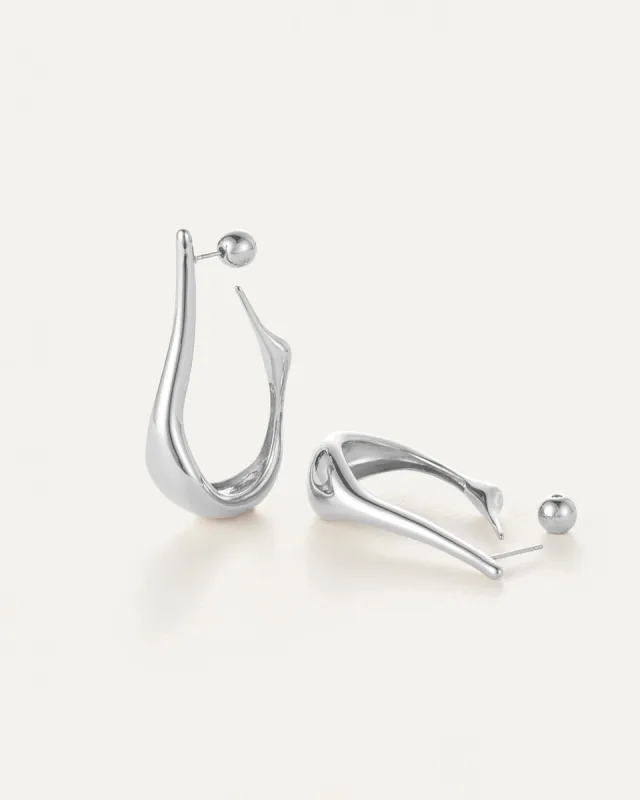 Colette Hoop Earrings - Medium sold by JENNY BIRD