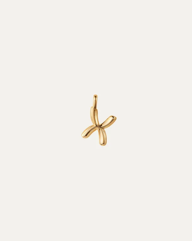 Monogram Pendant - X sold by JENNY BIRD