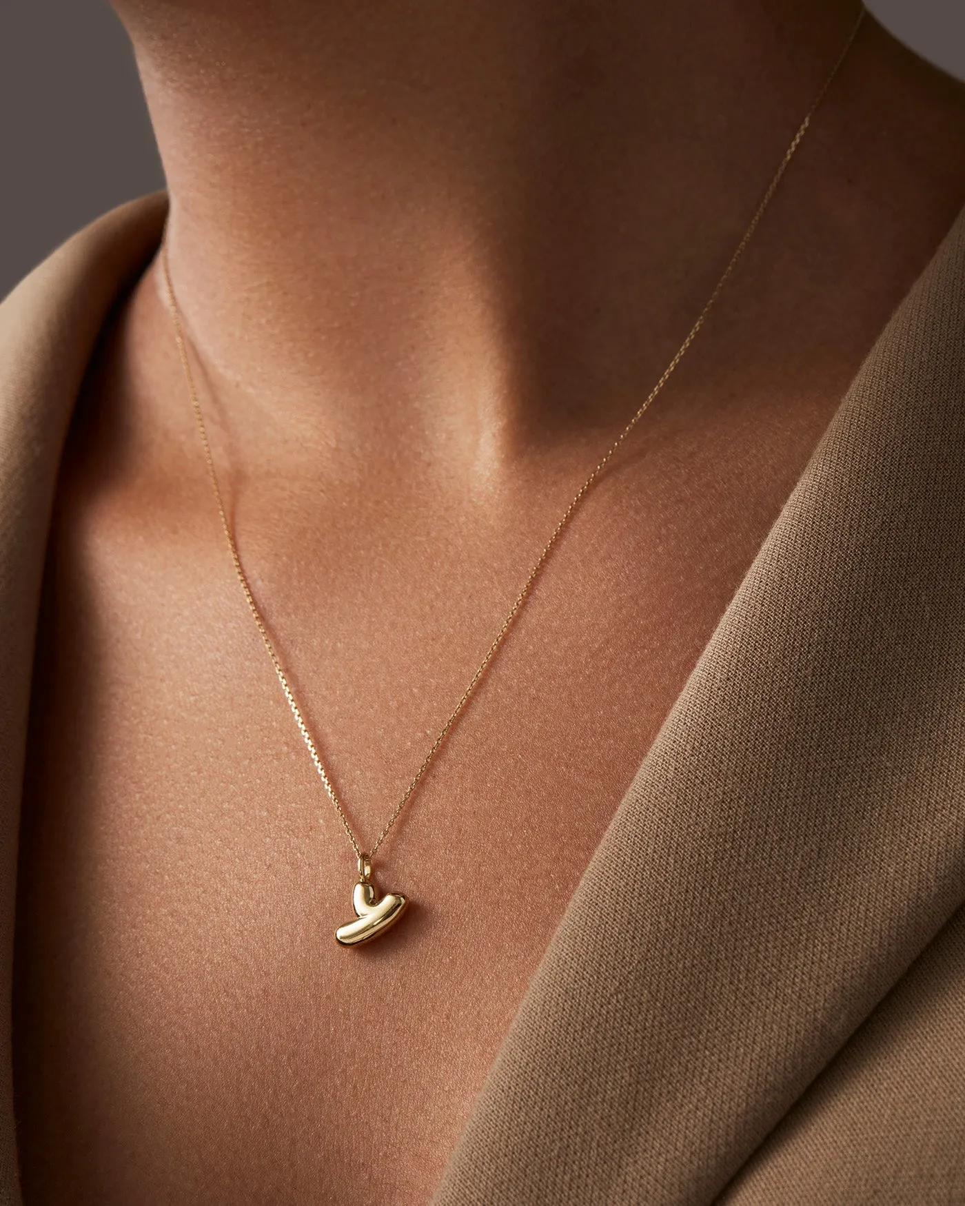 14K Gold Bubble Letter Necklace - Y sold by JENNY BIRD product image thumbnail 2