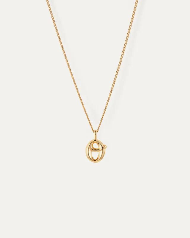 Monogram Necklace - O sold by JENNY BIRD