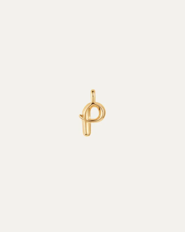 Monogram Pendant - P sold by JENNY BIRD