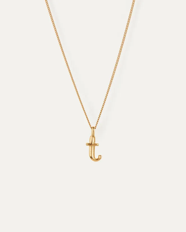 Monogram Necklace - T sold by JENNY BIRD