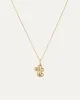 14K Gold Bubble Letter Necklace - T sold by JENNY BIRD