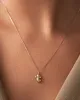 14K Gold Bubble Letter Necklace - T sold by JENNY BIRD